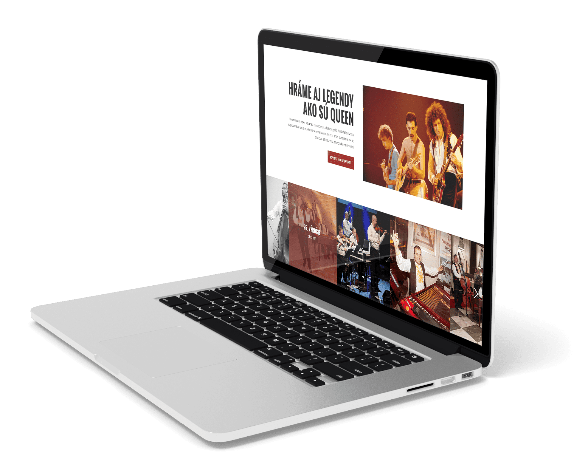Tvorba web stránky pre Temperament Cimbal Orchestra | Marketingová agentúra UNIQINO